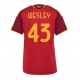 AS Roma Wesley Franca #43 Replike Domaci Dres za Ženska 2026-27 Kratak Rukav